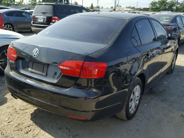 3VW2K7AJ1CM404118 - 2012 VOLKSWAGEN JETTA BASE შავი ფოტო 4