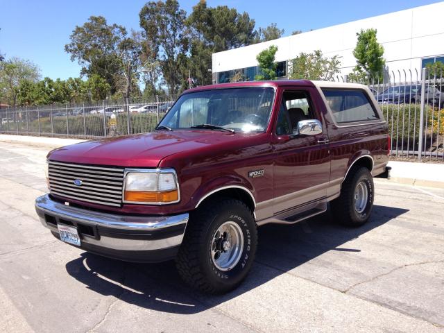 1FMEU15H4TLB14757 - 1996 FORD BRONCO U10 RED photo 1