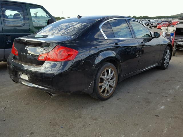 JN1CV6AR0DM757058 - 2013 INFINITI G37 BLACK photo 4