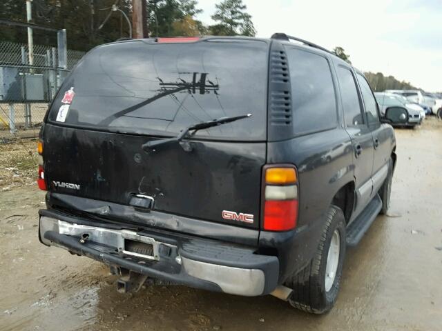 1GKEC13Z24R216158 - 2004 GMC YUKON BLACK photo 4