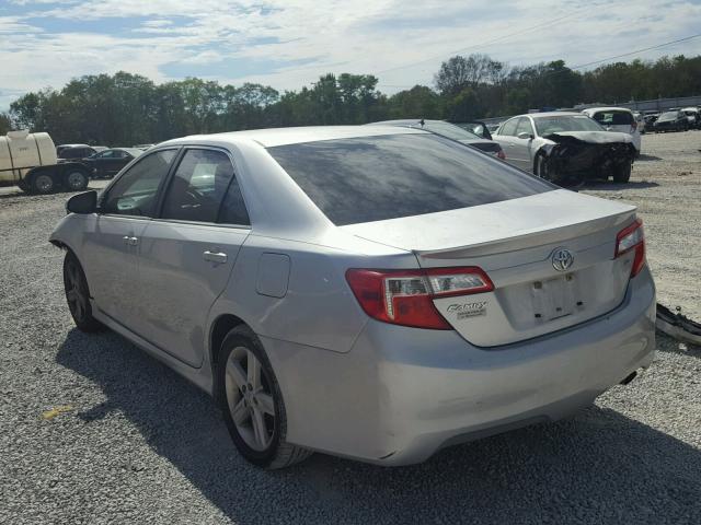 4T1BF1FK5EU333697 - 2014 TOYOTA CAMRY L SILVER photo 3