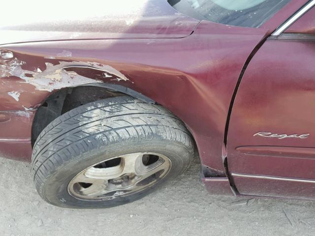2G4WB52K9Y1183541 - 2000 BUICK REGAL LS MAROON photo 10