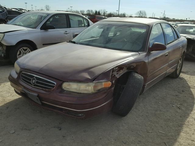2G4WB52K9Y1183541 - 2000 BUICK REGAL LS MAROON photo 2