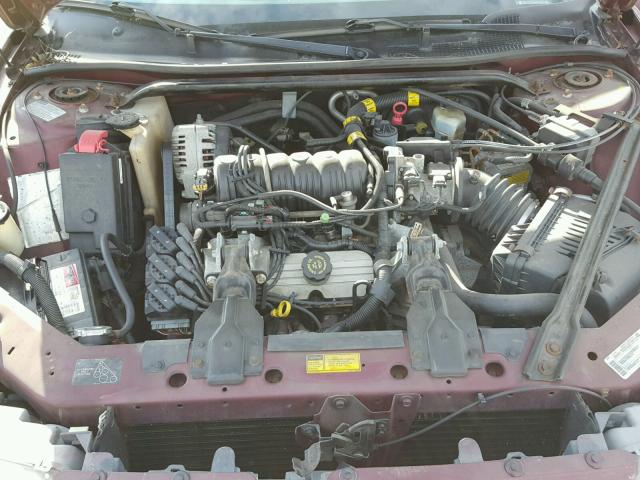 2G4WB52K9Y1183541 - 2000 BUICK REGAL LS MAROON photo 7