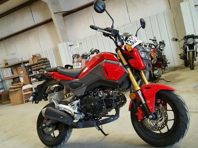 MLHJC7513J5010643 - 2018 HONDA GROM 125 RED photo 1