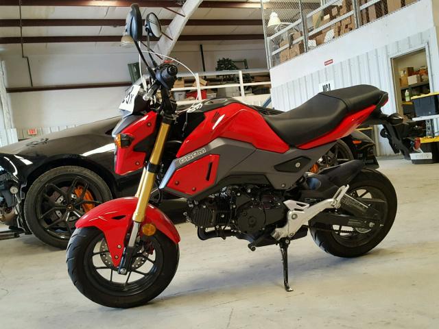 MLHJC7513J5010643 - 2018 HONDA GROM 125 RED photo 2