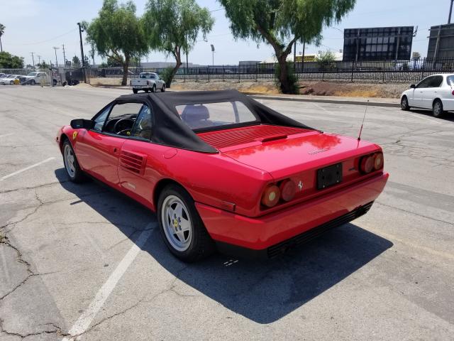 ZFFFC33A5K0081914 - 1989 FERRARI MONDIAL T RED photo 5