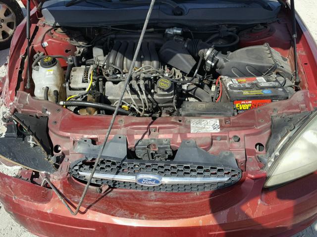 1FAFP52273A161550 - 2003 FORD TAURUS LX RED photo 7