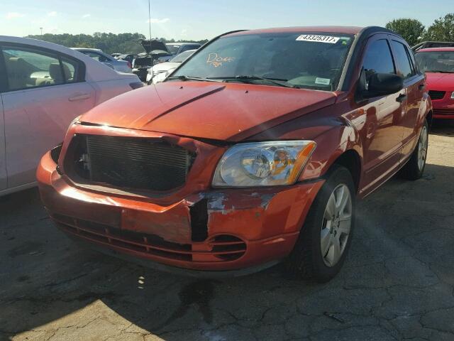 1B3JB48B07D504015 - 2007 DODGE CALIBER SX ORANGE photo 2