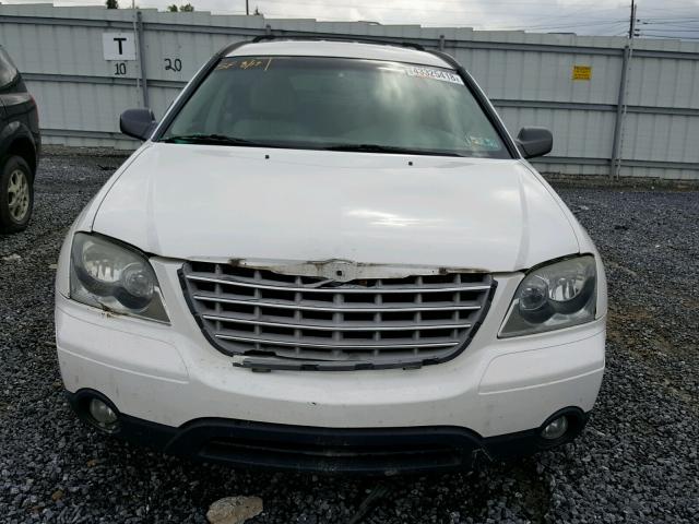 2C8GF68494R500207 - 2004 CHRYSLER PACIFICA WHITE photo 10