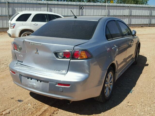 JA32U2FU8AU020895 - 2010 MITSUBISHI LANCER ES/ SILVER photo 4