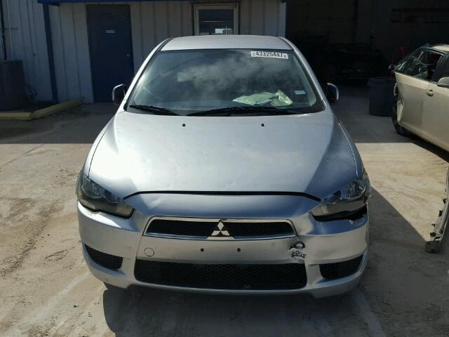 JA32U2FU8AU020895 - 2010 MITSUBISHI LANCER ES/ SILVER photo 9