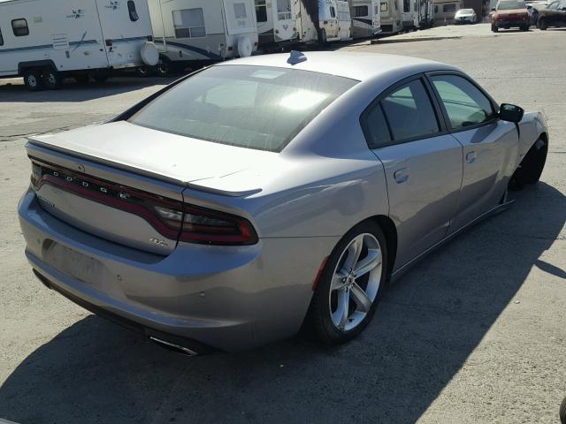 2C3CDXCT5JH242963 - 2018 DODGE CHARGER R/ SILVER photo 4