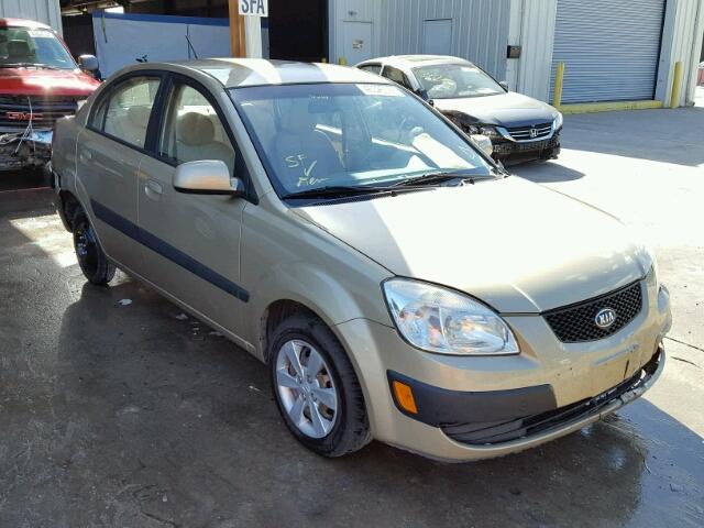 KNADE223396524157 - 2009 KIA RIO GOLD photo 1