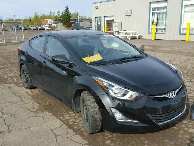 KMHDH4AE4FU388651 - 2015 HYUNDAI ELANTRA SE BLACK photo 1