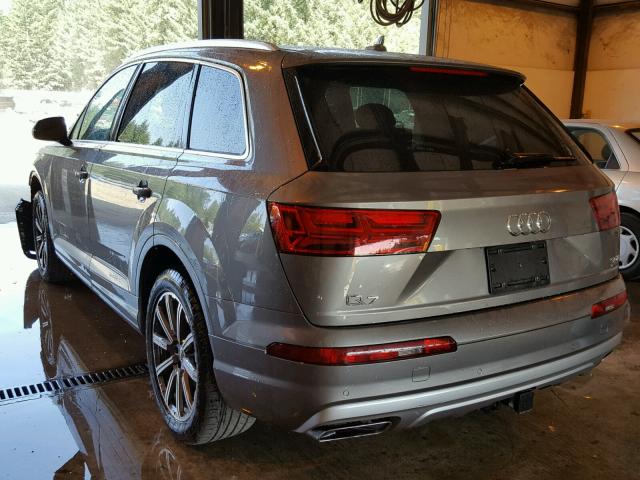 WA1VAAF75HD030722 - 2017 AUDI Q7 PRESTIG GRAY photo 3