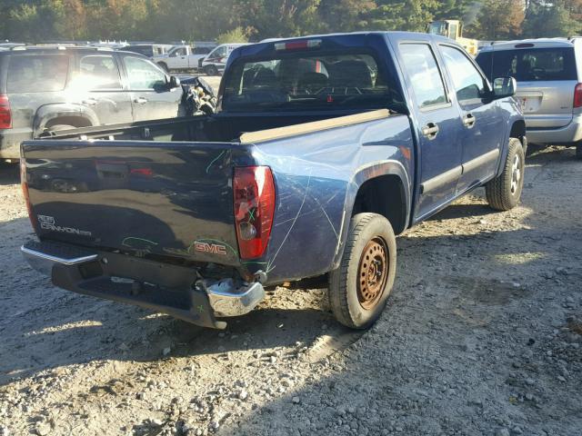 1GTDT13EX78112824 - 2007 GMC CANYON BLUE photo 4