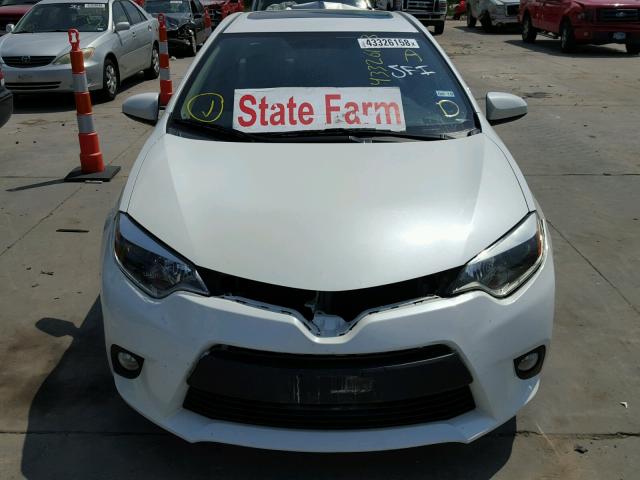 5YFBPRHE1EP008730 - 2014 TOYOTA COROLLA EC 白色 照片 9