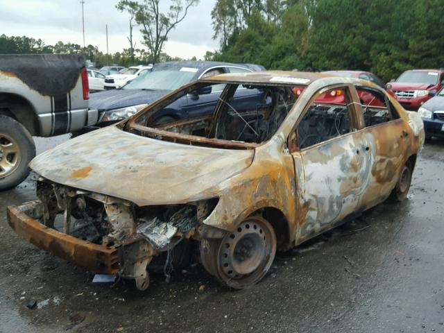 5YFBU4EE4DP105385 - 2013 TOYOTA COROLLA BA BURN photo 2