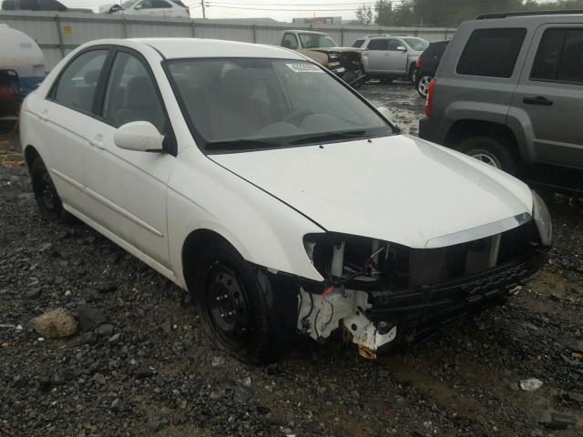 KNAFE222695666816 - 2009 KIA SPECTRA EX WHITE photo 1