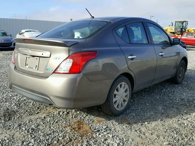 3N1CN7AP2FL903137 - 2015 NISSAN VERSA S BROWN photo 4