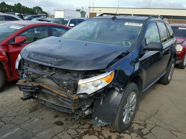 2FMDK3GC4DBC88747 - 2013 FORD EDGE SE BLACK photo 2