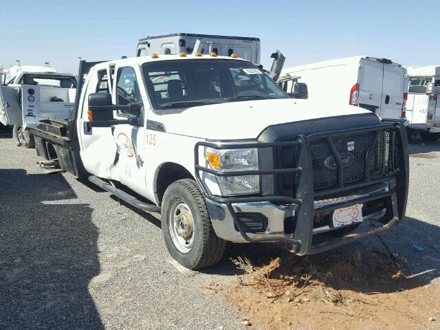 1FD7W3FT5EEA91191 - 2014 FORD F350 SUPER WHITE photo 1