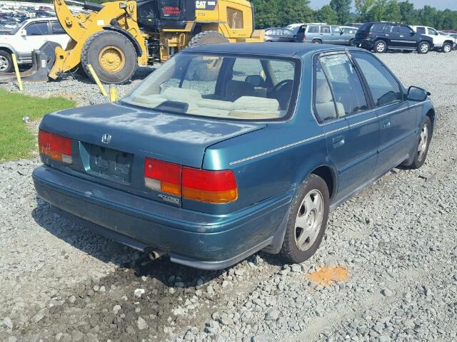 1HGCB7692PA141440 - 1993 HONDA ACCORD 10T GREEN photo 4