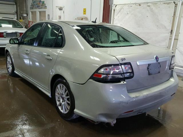 YS3FB49Y581012261 - 2008 SAAB 9-3 2.0T CREAM photo 3