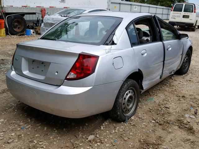 1G8AJ52F05Z118188 - 2005 SATURN ION LEVEL SILVER photo 4