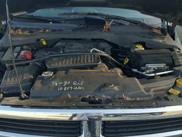 1D8HD58D54F182200 - 2004 DODGE DURANGO SILVER photo 7