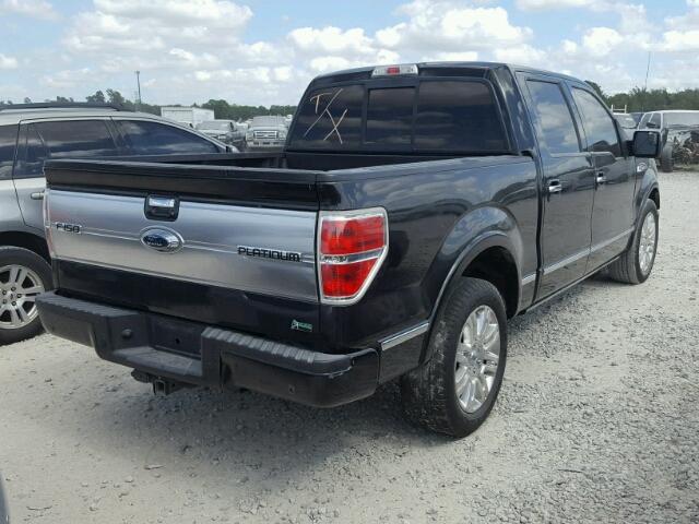 1FTFW1CV0AFB45916 - 2010 FORD F150 SUPER BLACK photo 4