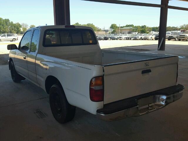 4TAVL52N8VZ285323 - 1997 TOYOTA TACOMA WHITE photo 3