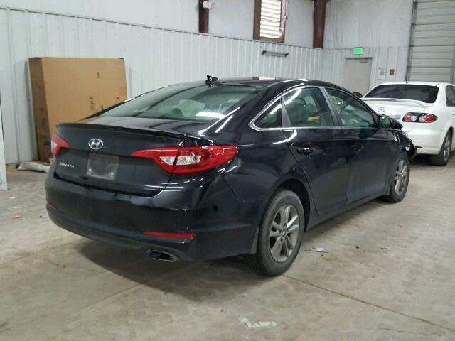 5NPE24AFXGH406259 - 2016 HYUNDAI SONATA SE BLACK photo 4