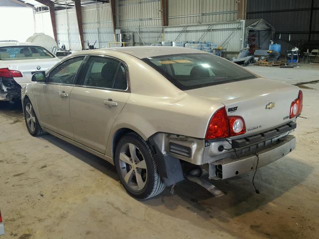 1G1ZC5EU3BF157893 - 2011 CHEVROLET MALIBU 1LT 金色 照片 3
