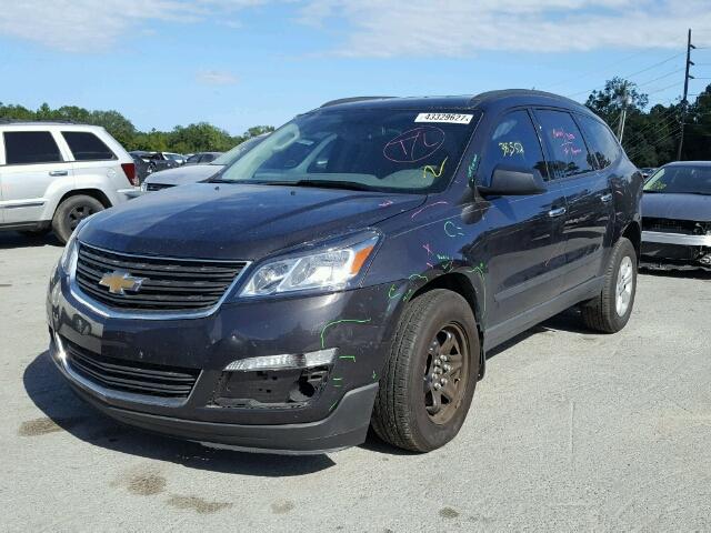 1GNKRFED0GJ170920 - 2016 CHEVROLET TRAVERSE L GRAY photo 2