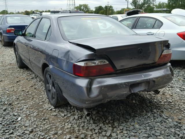 19UUA56853A025209 - 2003 ACURA 3.2TL GRAY photo 3