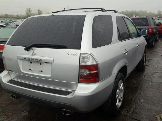 2HNYD18885H529314 - 2005 ACURA MDX TOURIN SILVER photo 4