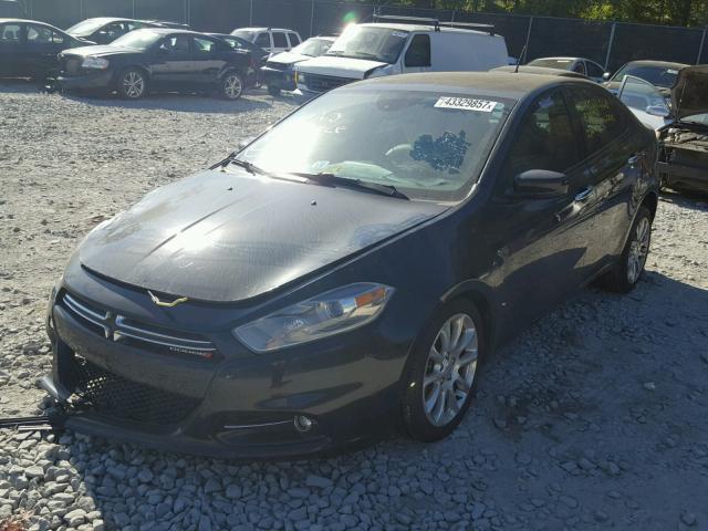 1C3CDFCA5DD132747 - 2013 DODGE DART LIMIT BLACK photo 2