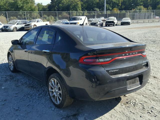 1C3CDFCA5DD132747 - 2013 DODGE DART LIMIT BLACK photo 3