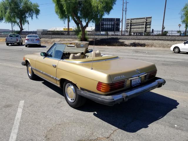 00010704412026305 - 1975 MERCEDES-BENZ 450SL GOLD photo 4