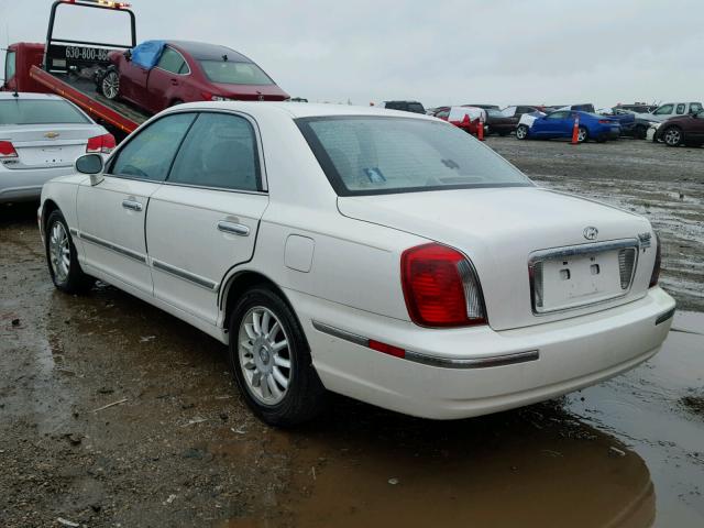 KMHFU45E14A334253 - 2004 HYUNDAI XG WHITE photo 3