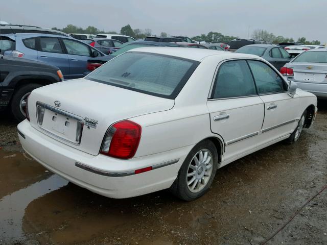 KMHFU45E14A334253 - 2004 HYUNDAI XG WHITE photo 4