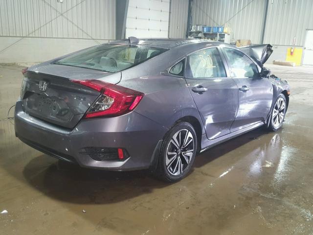 19XFC1F36GE205803 - 2016 HONDA CIVIC EX GRAY photo 4