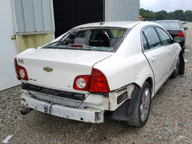 1G1ZH57BX8F167990 - 2008 CHEVROLET MALIBU 1LT WHITE photo 4