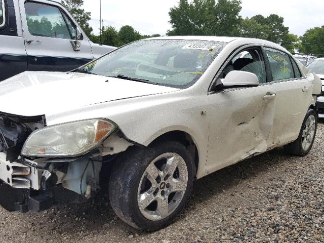 1G1ZH57BX8F167990 - 2008 CHEVROLET MALIBU 1LT WHITE photo 9