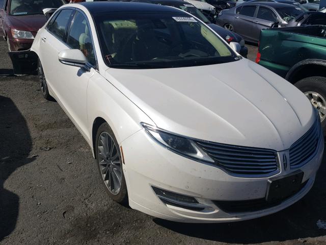 3LN6L2LUXER832623 - 2014 LINCOLN MKZ HYBRID WHITE photo 1