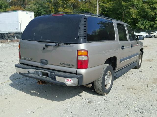 1GNEC16Z23J142364 - 2003 CHEVROLET SUBURBAN C BEIGE photo 4