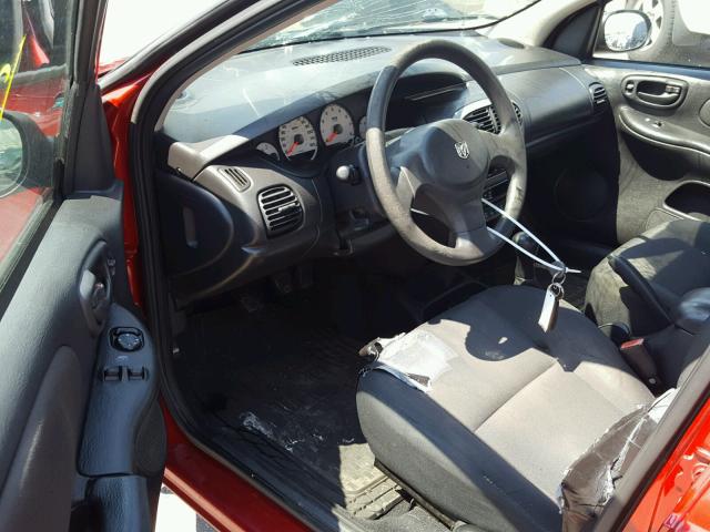 1B3ES56C04D645102 - 2004 DODGE NEON SXT RED photo 9