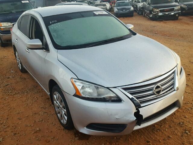 1N4AB7AP2EN852272 - 2014 NISSAN SENTRA SILVER photo 1